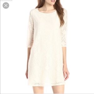 Ivory Lace Everly Shift Dress